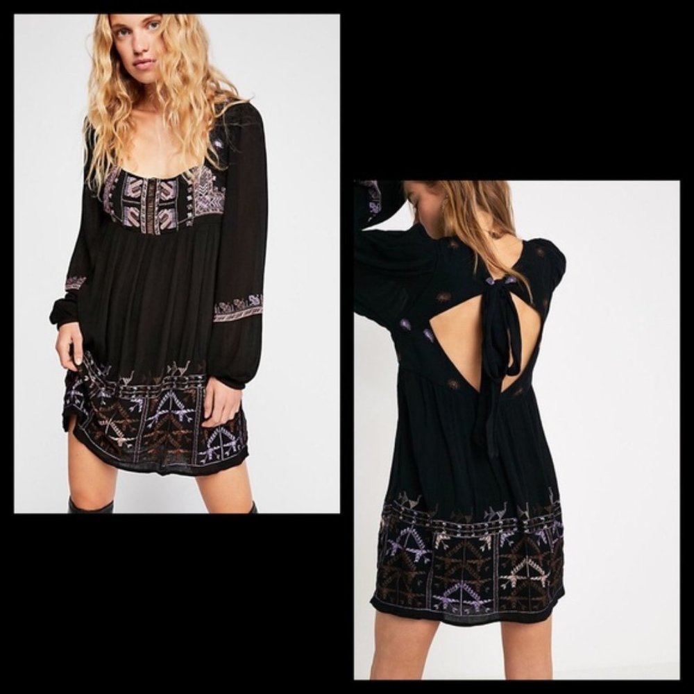 Free People Embroidered RhiannonTunic/Mini dress sz Med?